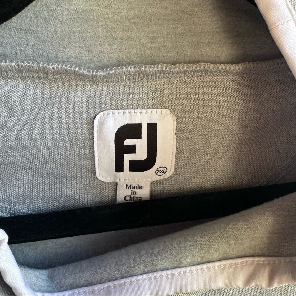 FJ FootJoy Pullover Brushed Back Pique Cowl Sweater - Picture 4 of 10
